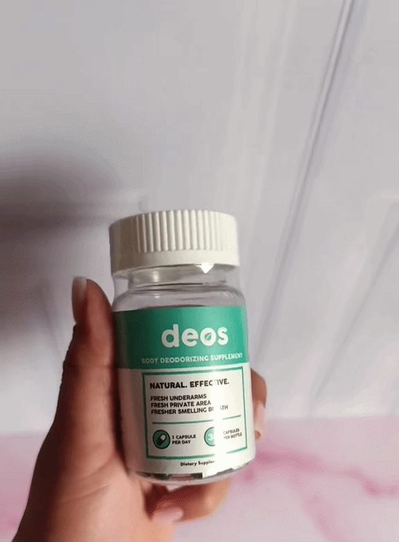 Capsule Deos contre les odeurs corporelles et mauvaises haleine