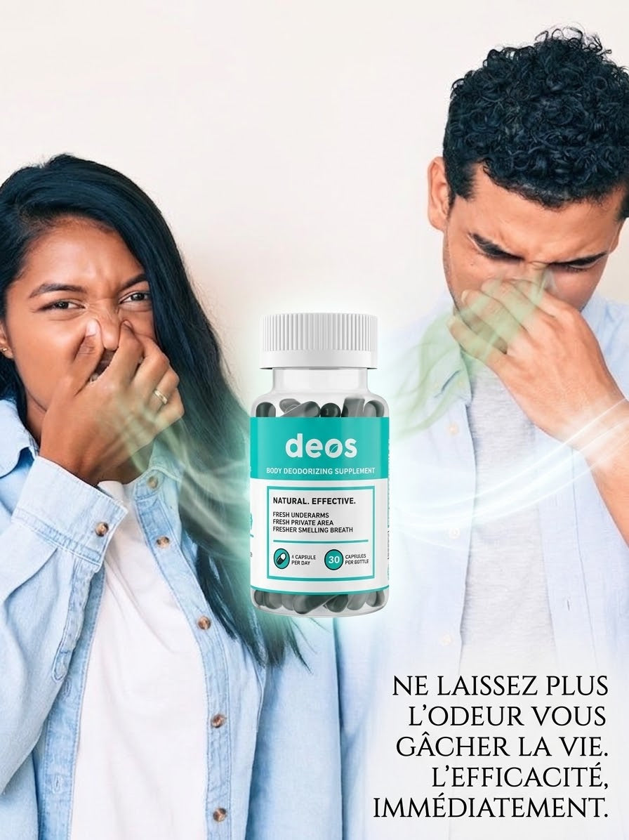 Capsule Deos contre les odeurs corporelles et mauvaises haleine