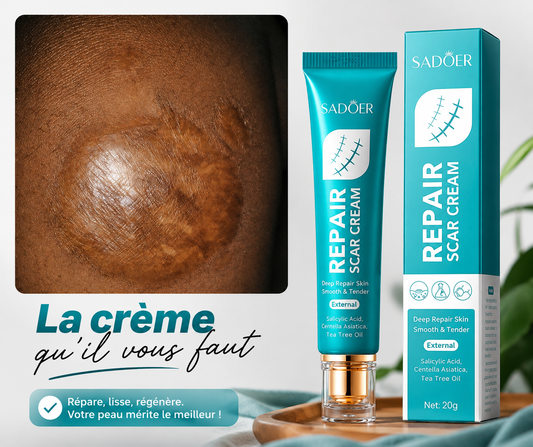 La Crème qui traite avec efficacité cicatrice - vergeture - quintos