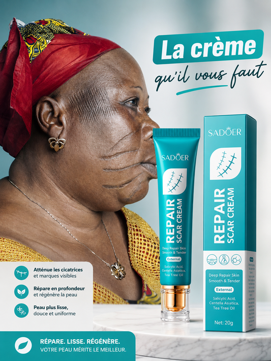 La Crème qui traite avec efficacité cicatrice - vergeture - quintos