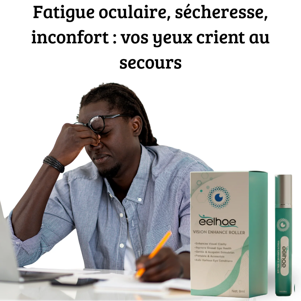 VISION ENHANCE ROLLER : La clarté - Offrez à Vos Yeux une Vitalité Nouvelle